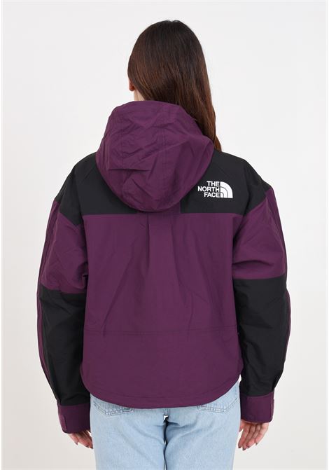 Tnf Black Reign On women's windbreaker in black and purple THE NORTH FACE | NF0A3XDC6NR16NR1